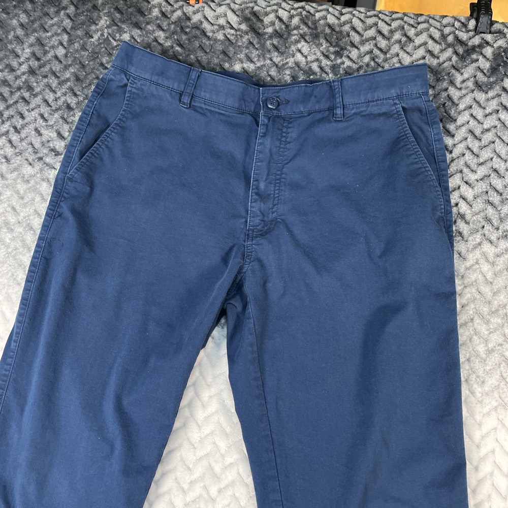 FootJoy Mens Pants 33X32(30") Navy Blue Tour Athletic Fit Performance Golf FJ - Picture 2 of 11